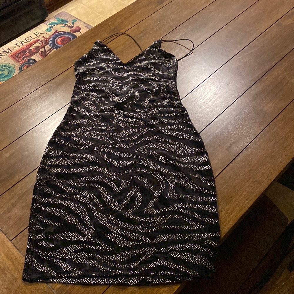 Rhinestone party dress